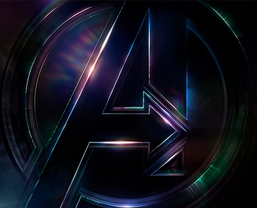Avengers: infinity war、2018、映画、ロゴ、暗い 高画質の壁紙