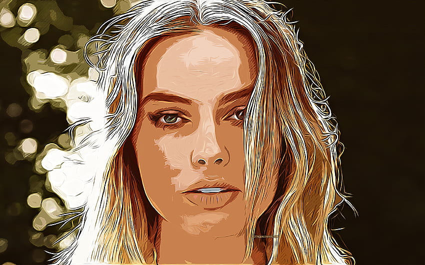 EASY DRAWING MARGOT ROBBIE ONLY 3 HOURS  YouTube
