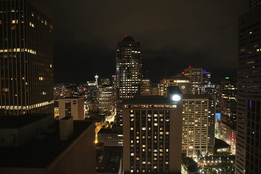 Cities, Skyscraper, Building, Lights, Night City HD wallpaper | Pxfuel