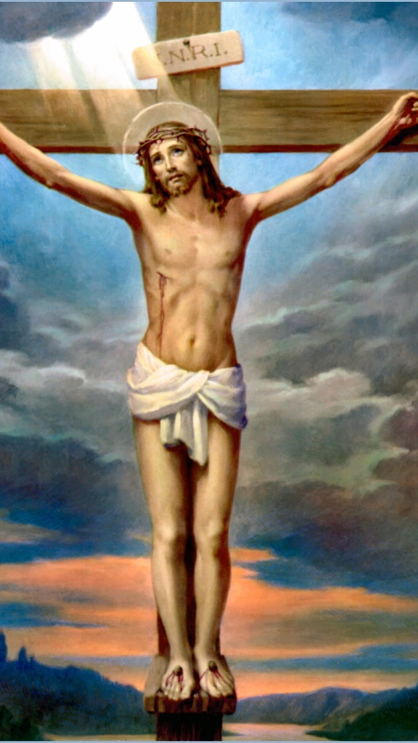 Jesus Kreuz, Yeshu HD-Handy-Hintergrundbild