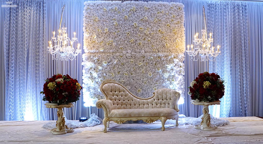 Südasiatische Hochzeitsdekoration HD-Hintergrundbild
