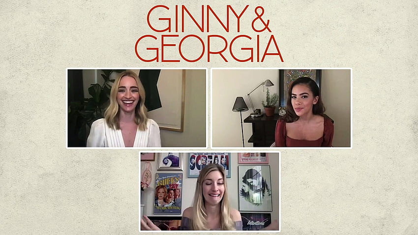 GINNY & GEORGIA Interviews - Brianne Howey, Antonia Gentry, Felix Mallard, Sara Waisglass, Netflix HD wallpaper