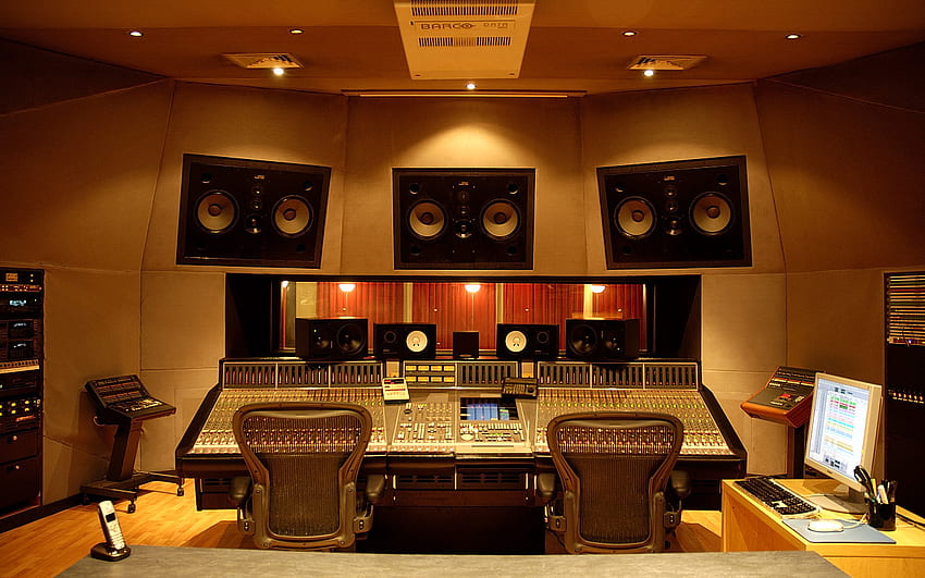 Звукозаписно студио, Музикално студио HD тапет