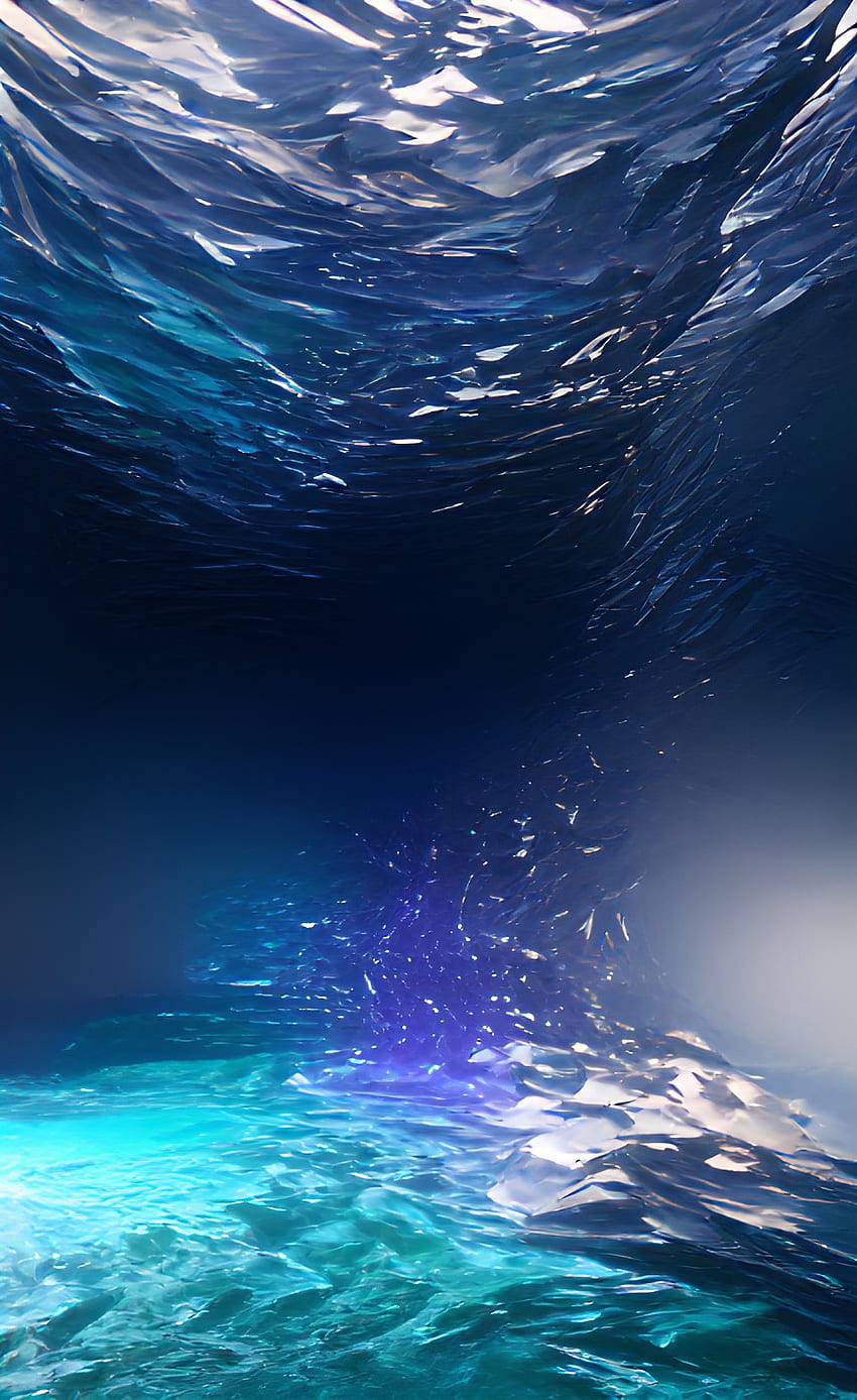 Mar de Cristal, aqua HD phone wallpaper