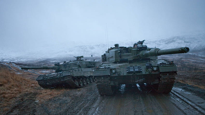 Norveç Ordusu Muharebe Tankları HD duvar kağıdı