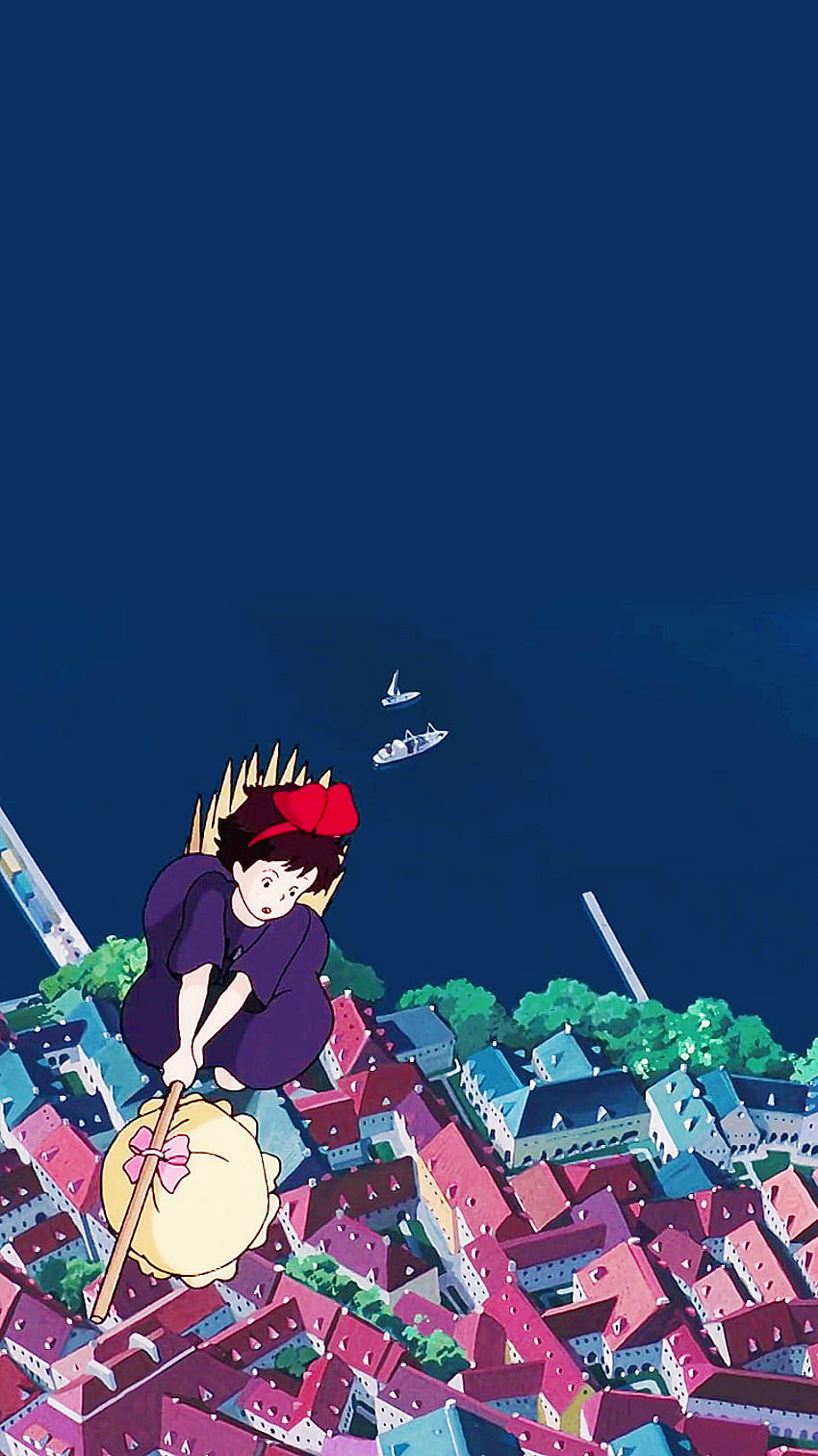 Dunia indah Studio Ghibli, Layanan Pengiriman Kiki wallpaper ponsel HD