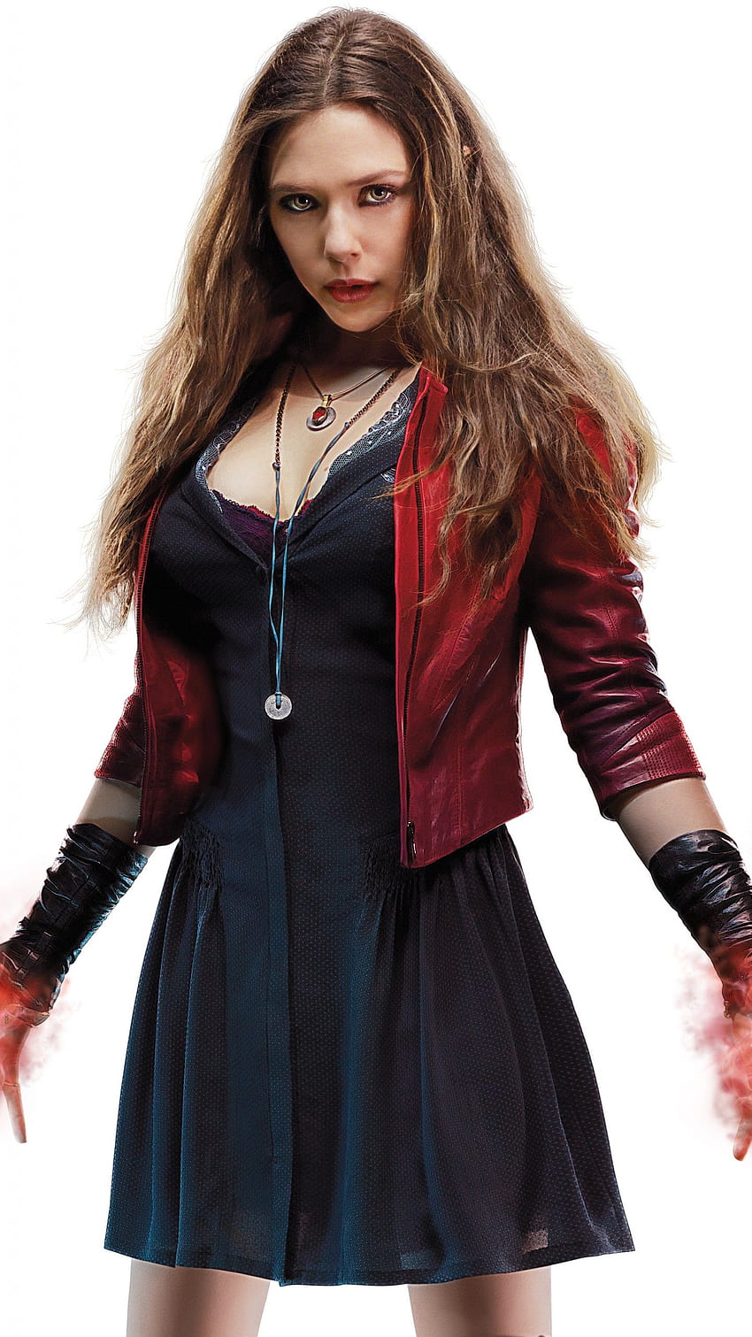 Scarlet Witch, Elizabeth Olsen, Komik Marvel wallpaper ponsel HD
