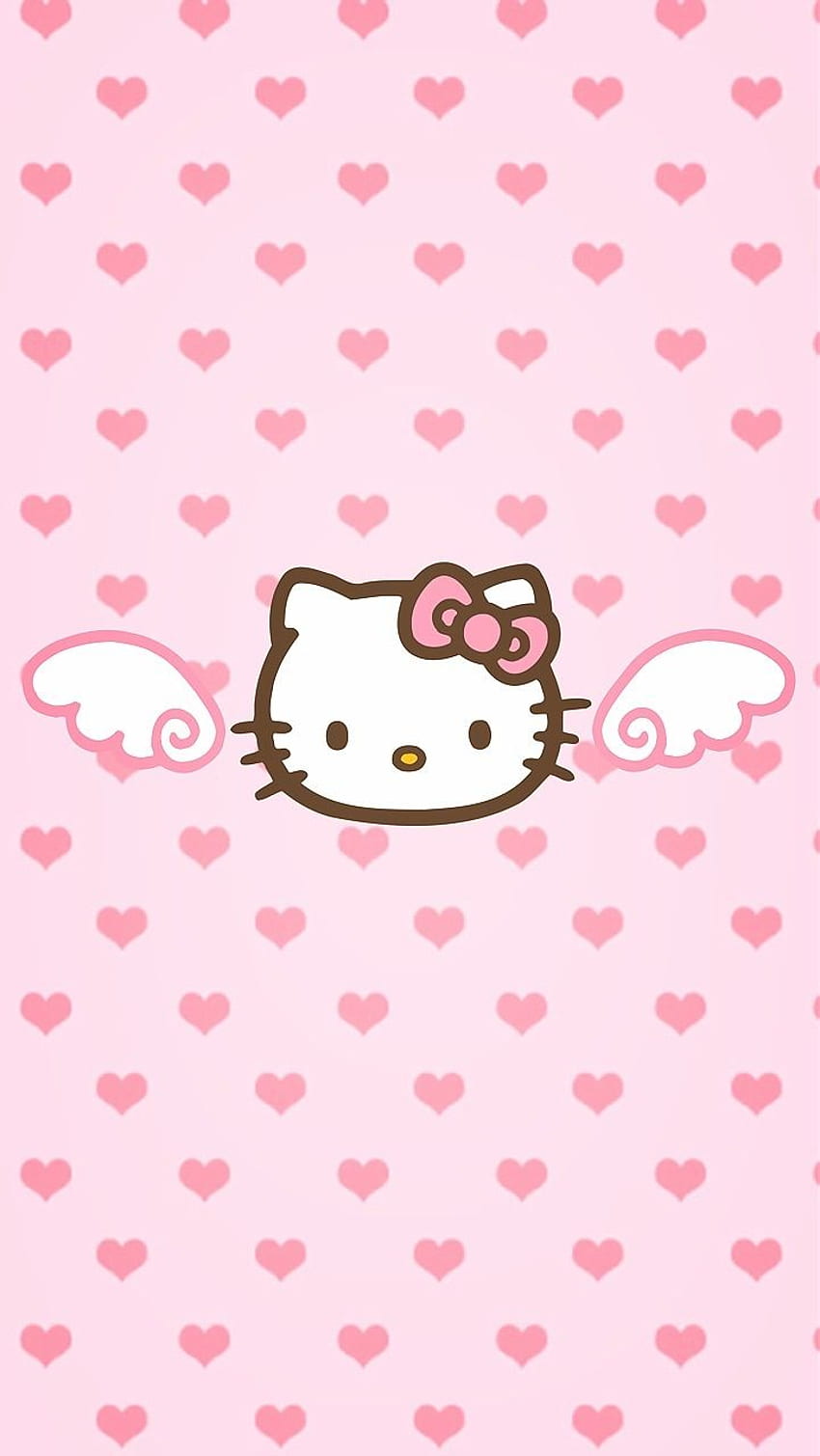 Kawaii Desktop Wallpaper Pastel Hello Kitty Drawing  Painting Transparent  PNG