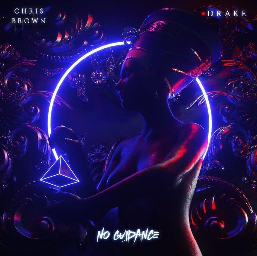 Chris Brown ft. Drake - No Guidance [MP3 ]. Обложка на албум на Дрейк, албуми на Крис Браун, обложки на рап албуми HD тапет