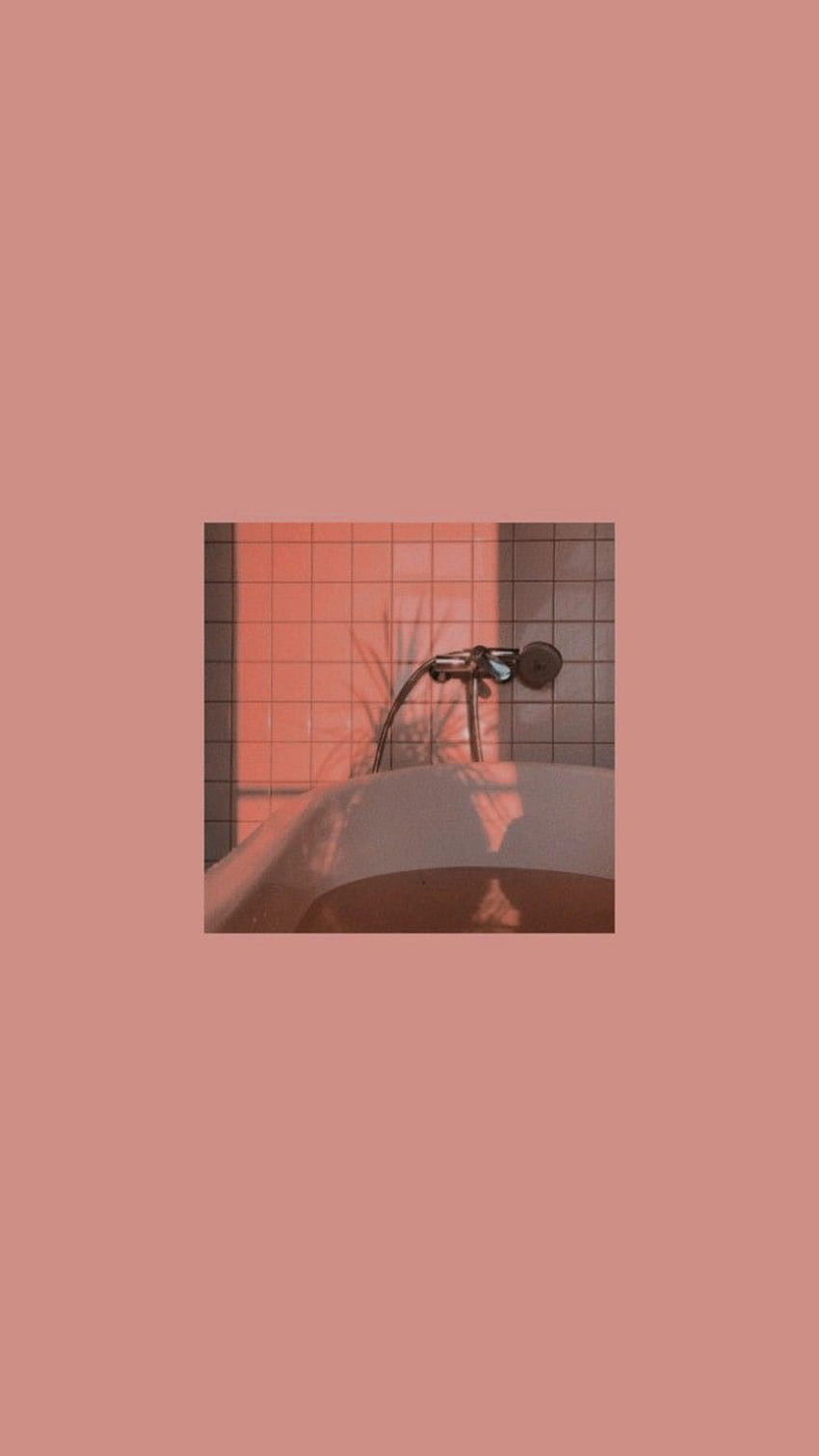 Kathia Blanco on Обои на телефон. Aesthetic pastel , Peach , Art, Shower Aesthetic HD phone wallpaper