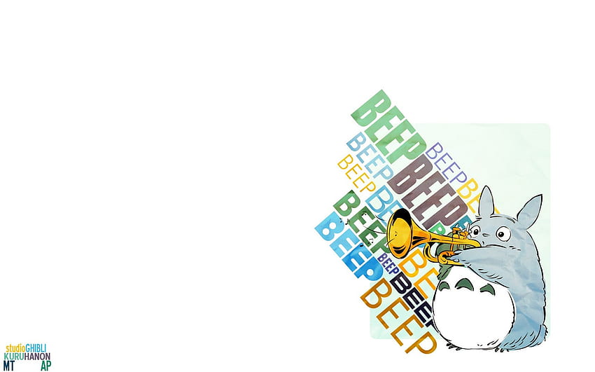 Anime, Logo, Cartoon, Totoro, Mein Nachbar Totoro, Studio Ghibli, Marke, Schriftart, Produkt, Diagramm. Moka HD-Hintergrundbild