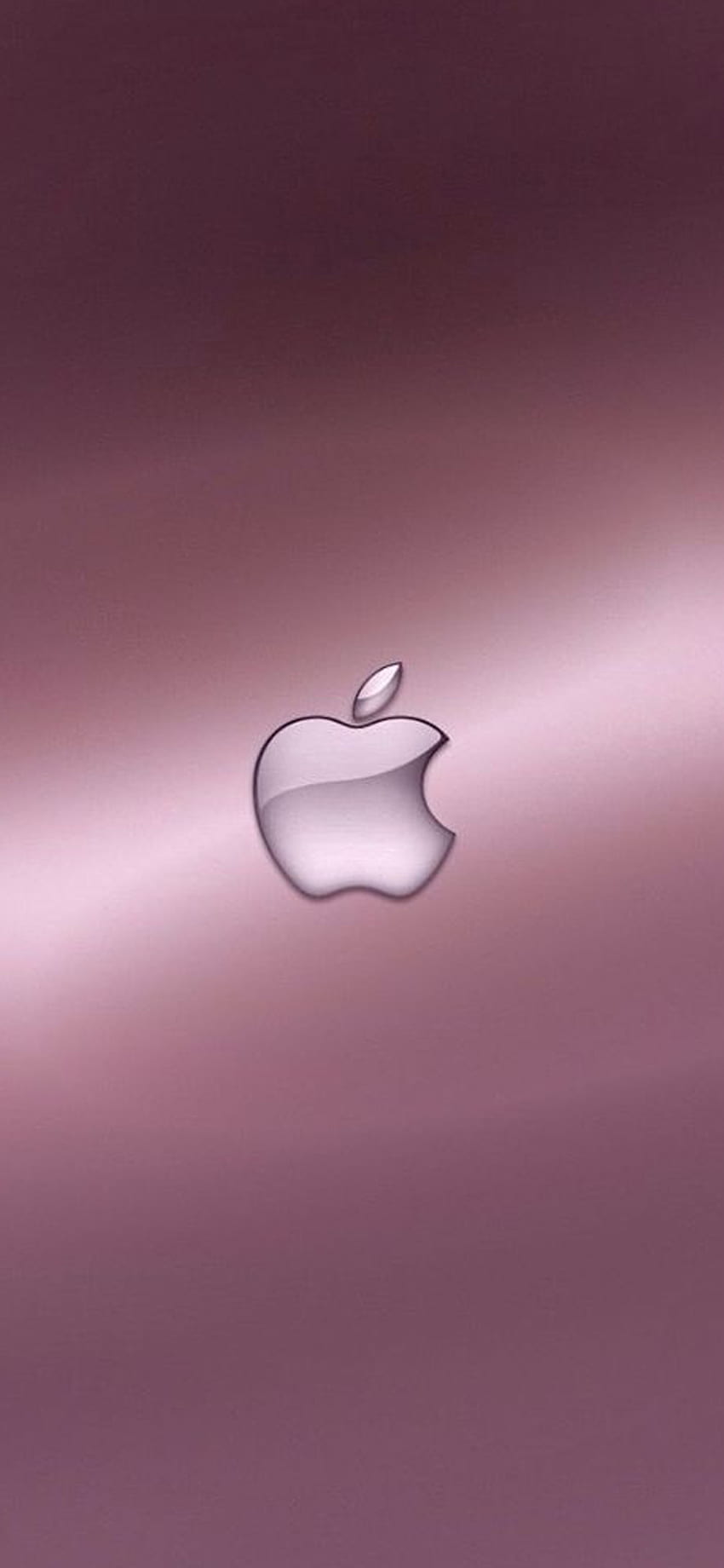 Alternatywa dla Apple iPhone 11 - 07 - Fioletowe logo Apple 3D - . . Wysoka rozdzielczość, oryginalne logo Apple Tapeta na telefon HD