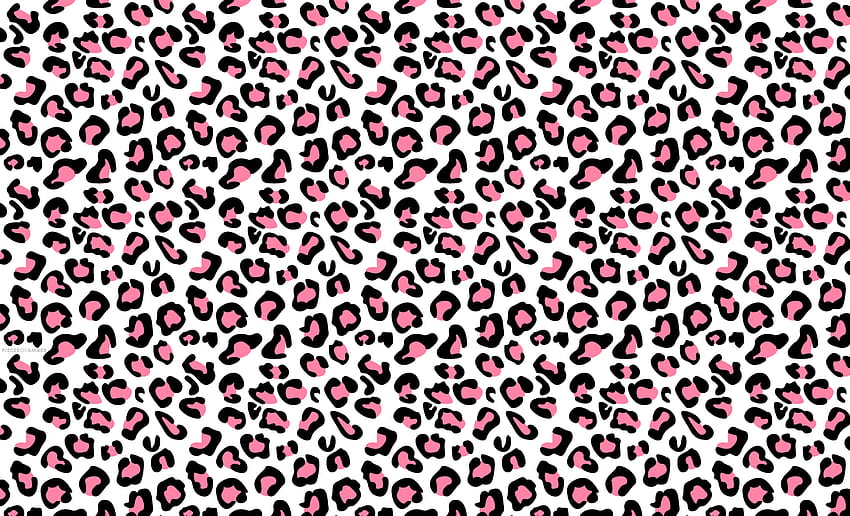 Pink Leopard Fur , Girly Animal Print HD wallpaper