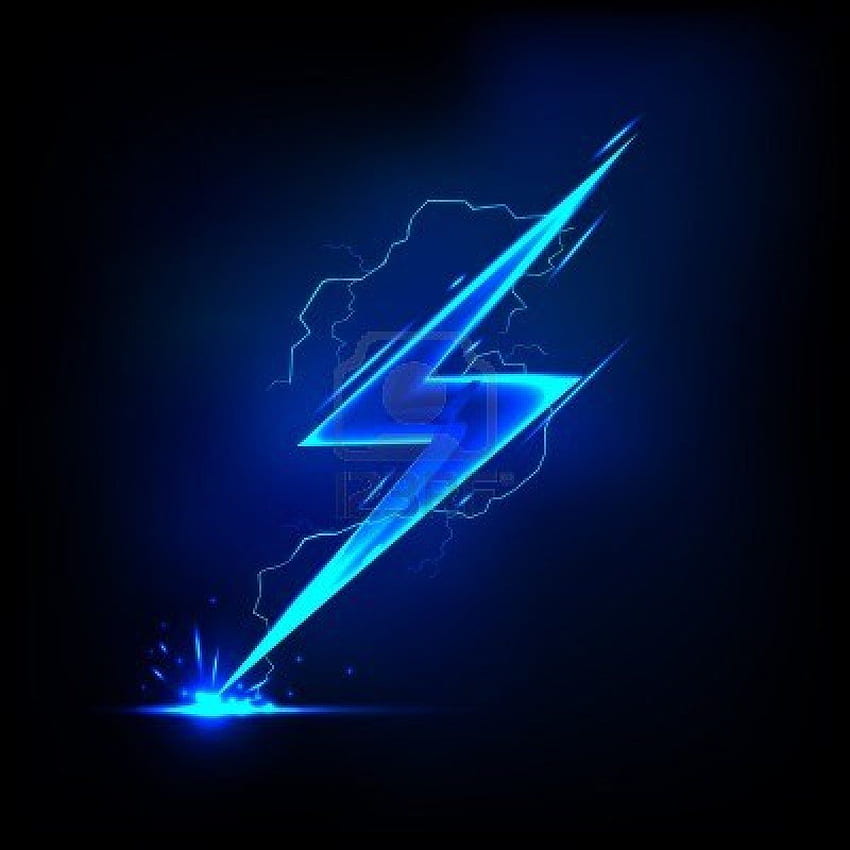 Blue Lightning Bolt lightning bolt, Cool Electric HD phone wallpaper