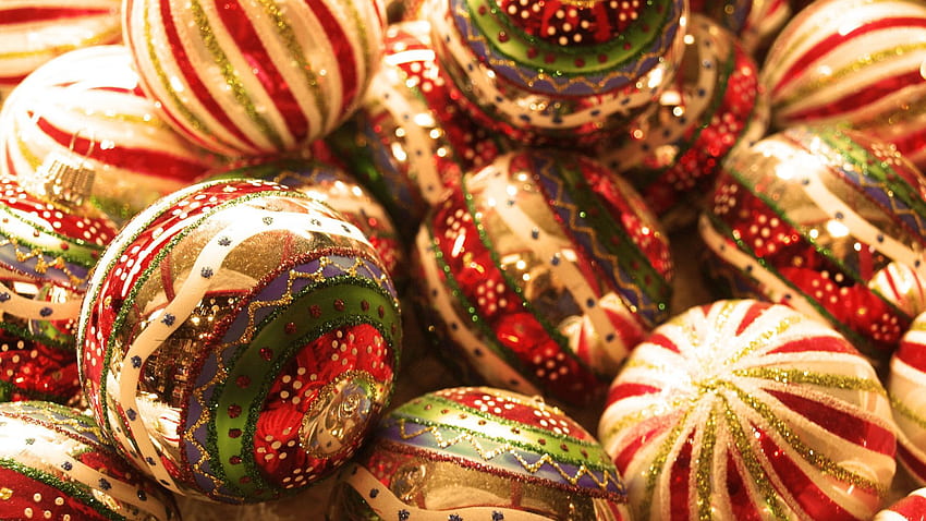 休日, 新年, おもちゃ, クリスマス, クリスマスの飾り, ボール, クリスマスツリーの飾り 高画質の壁紙