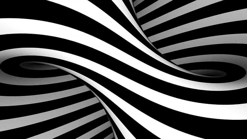 Bw, Black White, Stripes, Optical Illusion, Art, , , Background, Df5390 ...