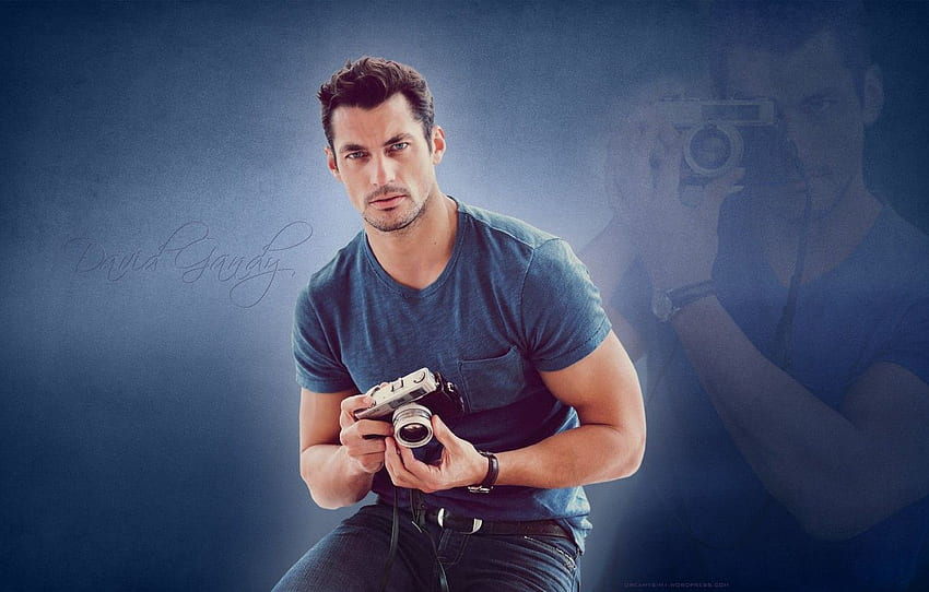look, the camera, David Gandy for , section мужчины HD wallpaper