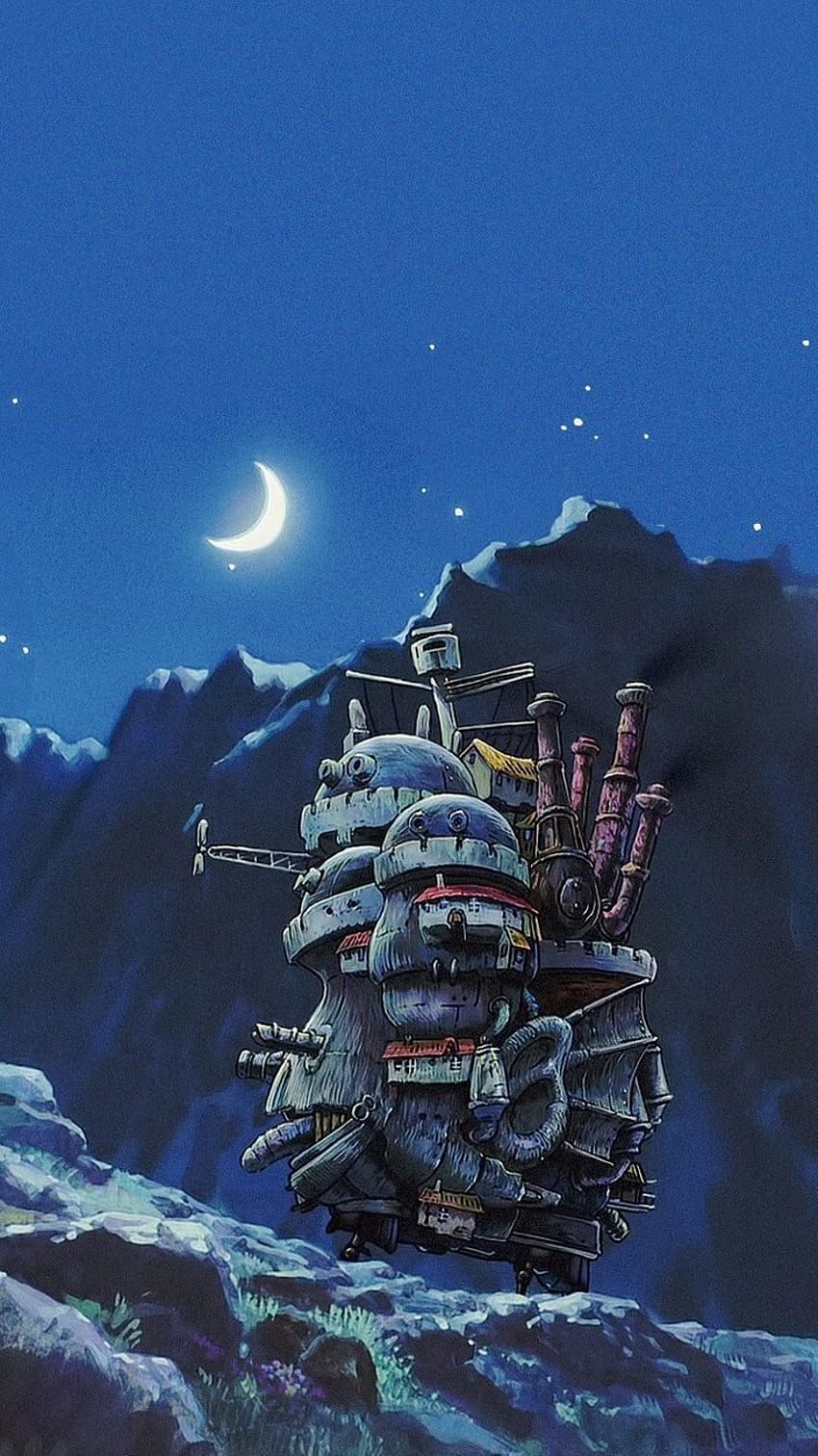Howl's Moving Castle: iPhone Background / / Phone Background / Calibration / Ghibli: N. Studio ghibli background, Studio ghibli art, Studio ghibli, Miyazaki HD phone wallpaper