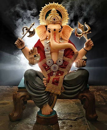 Lord Ganesha Ganapati Statue Idol 4K Ultra HD Mobile Wallpaper