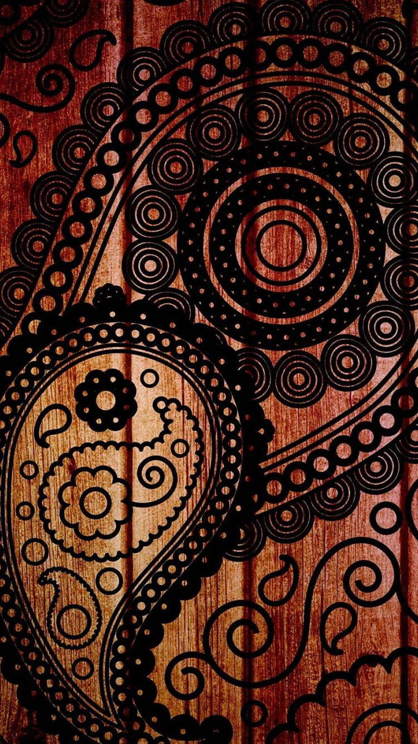 Paisley iPhone Background HD phone wallpaper
