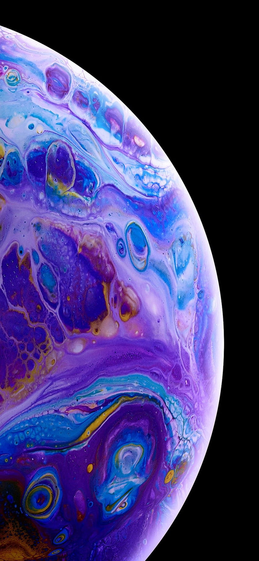 Earth Live - 素晴らしい、紫の地球 HD電話の壁紙