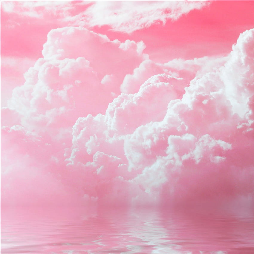 Pink Clouds Background - Pink Aesthetic Background, Png HD phone wallpaper
