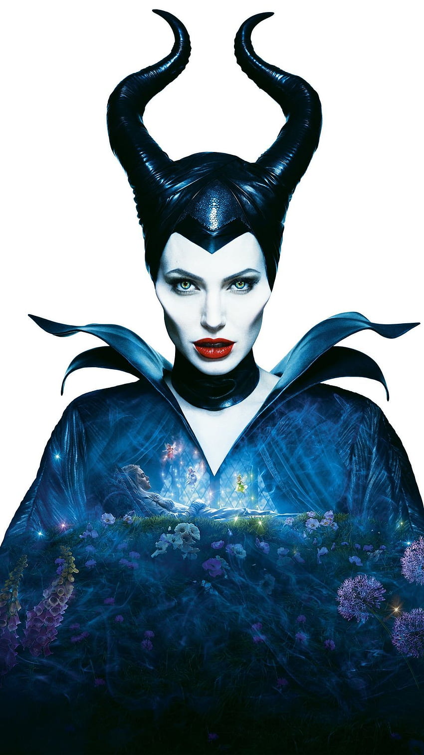 Maleficent Angelina Jolie Horns Fairy Tail HD phone wallpaper
