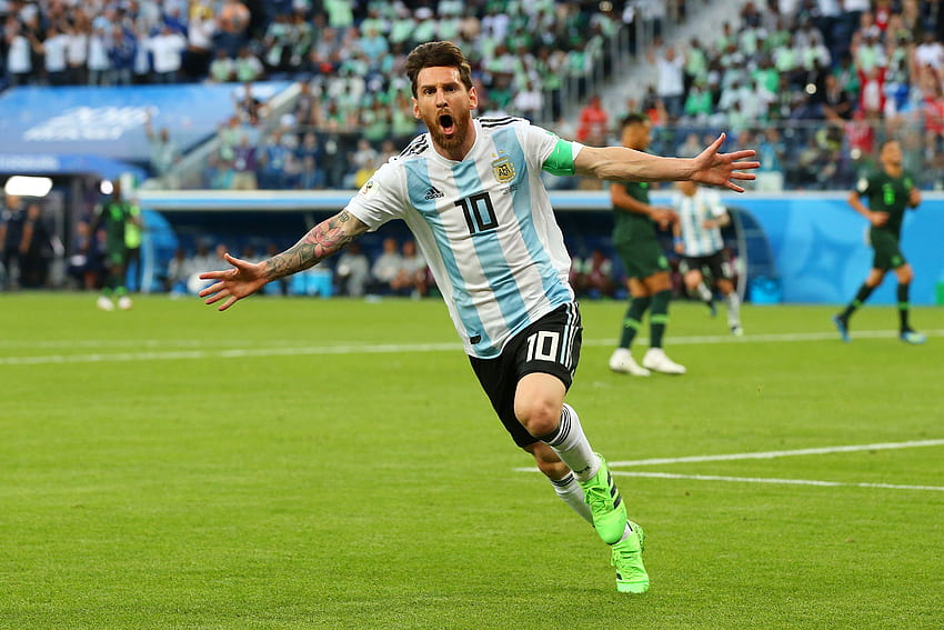 Lionel Messi ใน FIFA 2018 World Cup K วอลล์เปเปอร์ HD