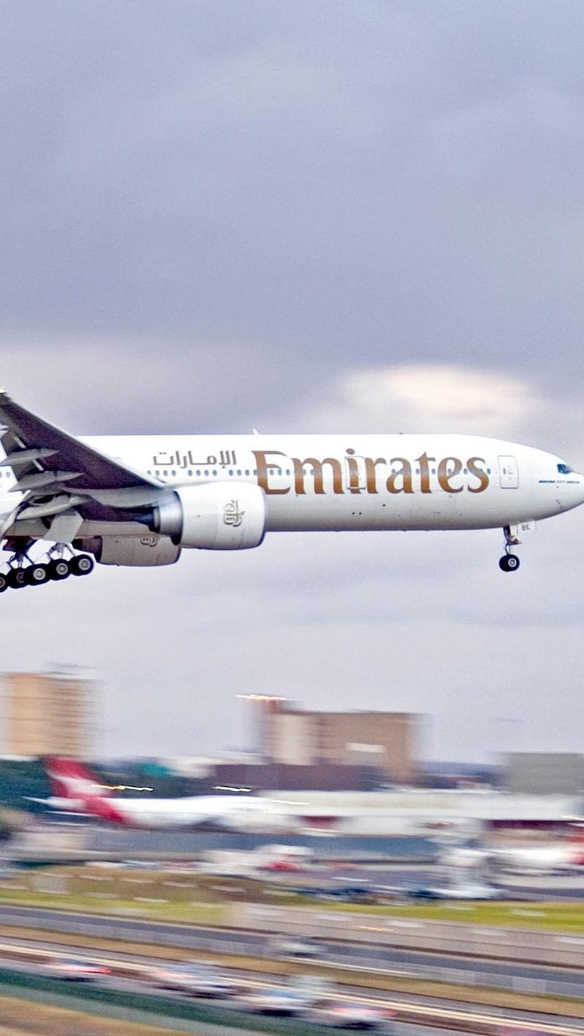 iPhone linii lotniczych Emirates, Boeing Tapeta na telefon HD