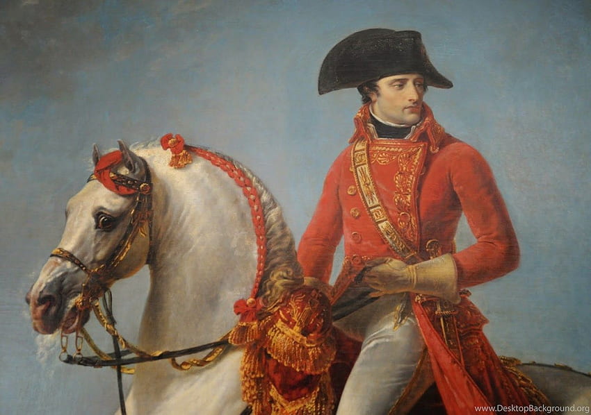 Antecedentes Jacques Louis David Napoleón fondo de pantalla