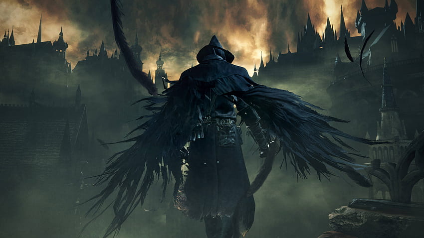 Bloodborne Dark Souls Wings , Игри , , и фон, Bloodborne Hunter HD тапет