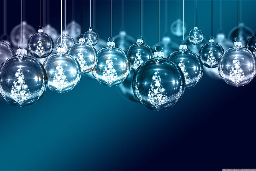 Blue Christmas Ornaments Background Ultra Background for U TV : & UltraWide & Laptop : Multi Display, Dual & Triple Monitor : Tablet : Smartphone HD wallpaper