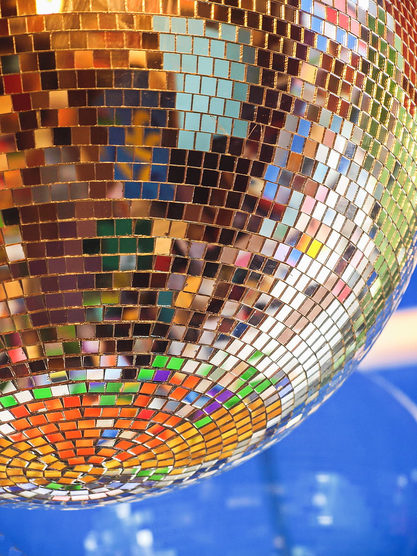 Multicolored, Motley, Ball, Mirror, Mosaic, Mirrored HD phone wallpaper