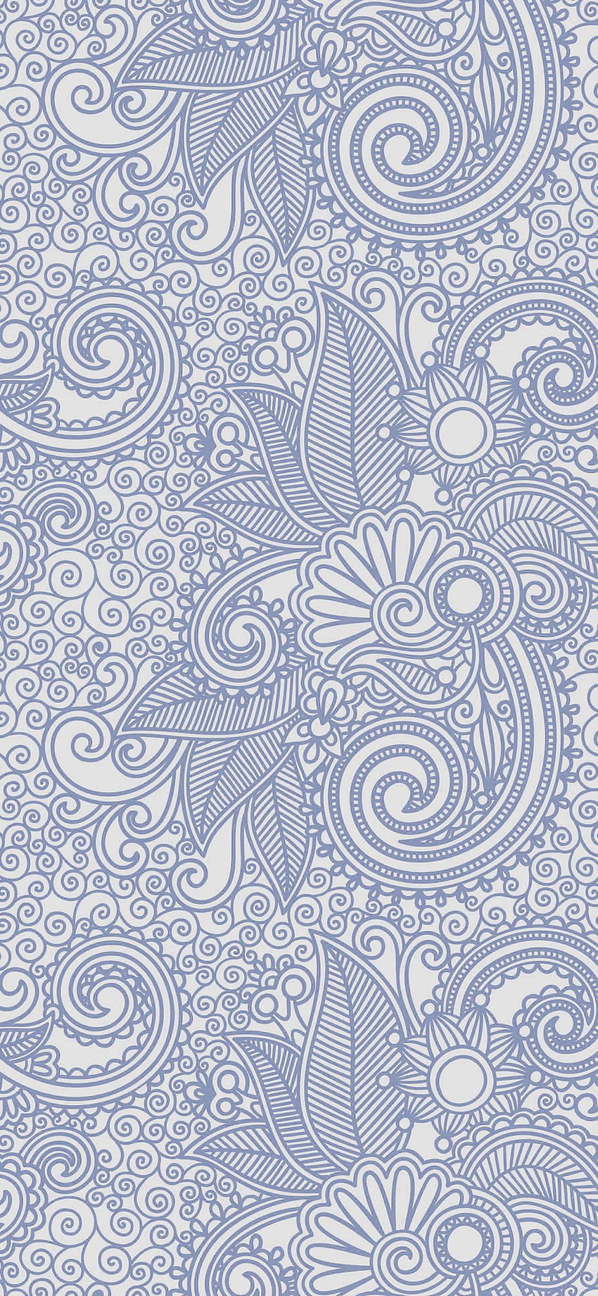 Design Flower Line Blue Pattern, Rose Pattern HD phone wallpaper
