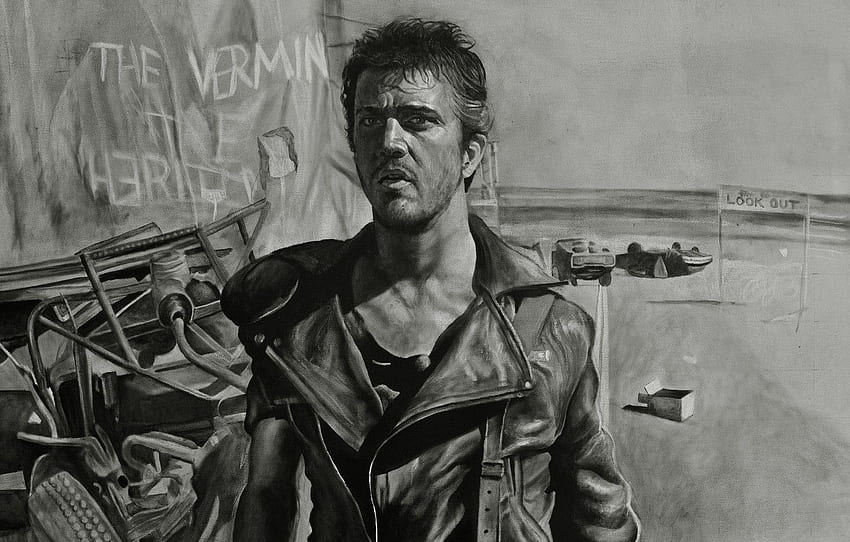 figure, Mel Gibson, Road warrior, Mel Gibson, Mad Max 2, Mad Max - for , section фильмы HD wallpaper