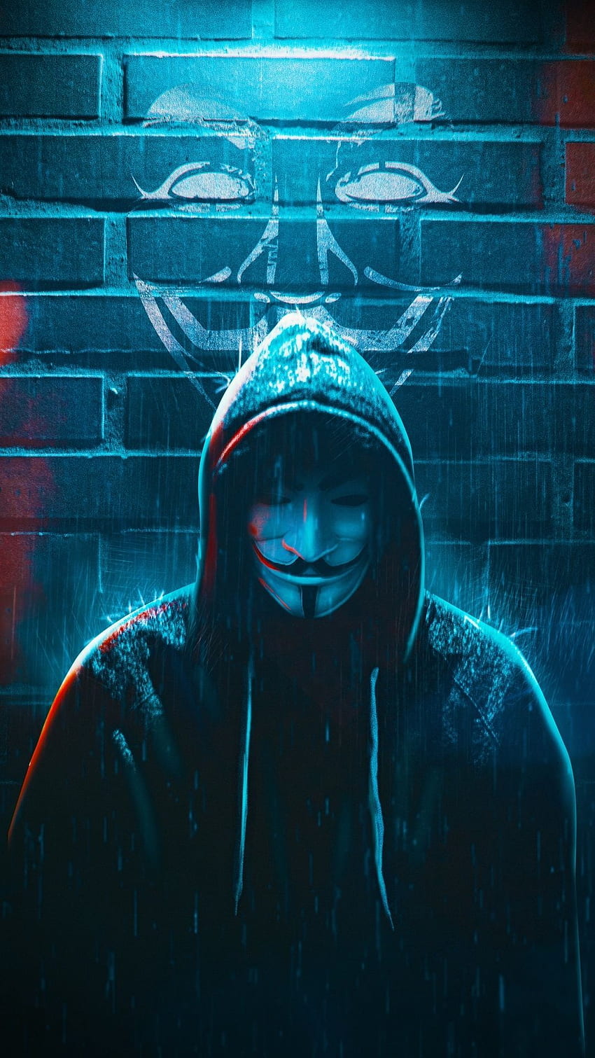Phone, Anonymous Hacker HD phone wallpaper
