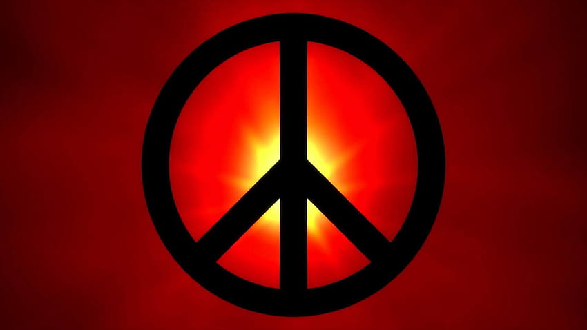 Sinal de paz, logotipo da paz papel de parede HD