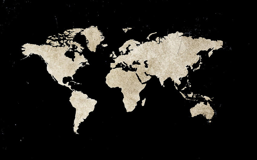 Black Earth Map. SH Design HD wallpaper