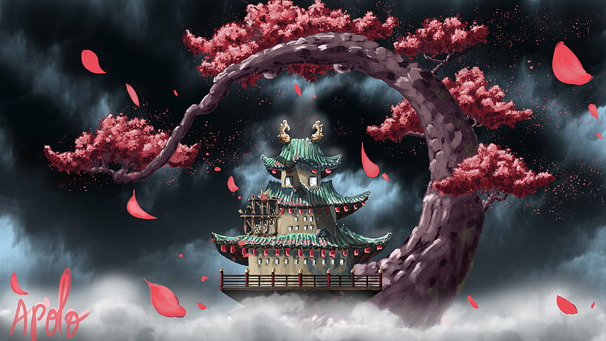 Wano Temple Ultra . Background HD wallpaper