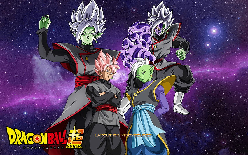 Goku Black And Zamasu Future Evolution HD wallpaper