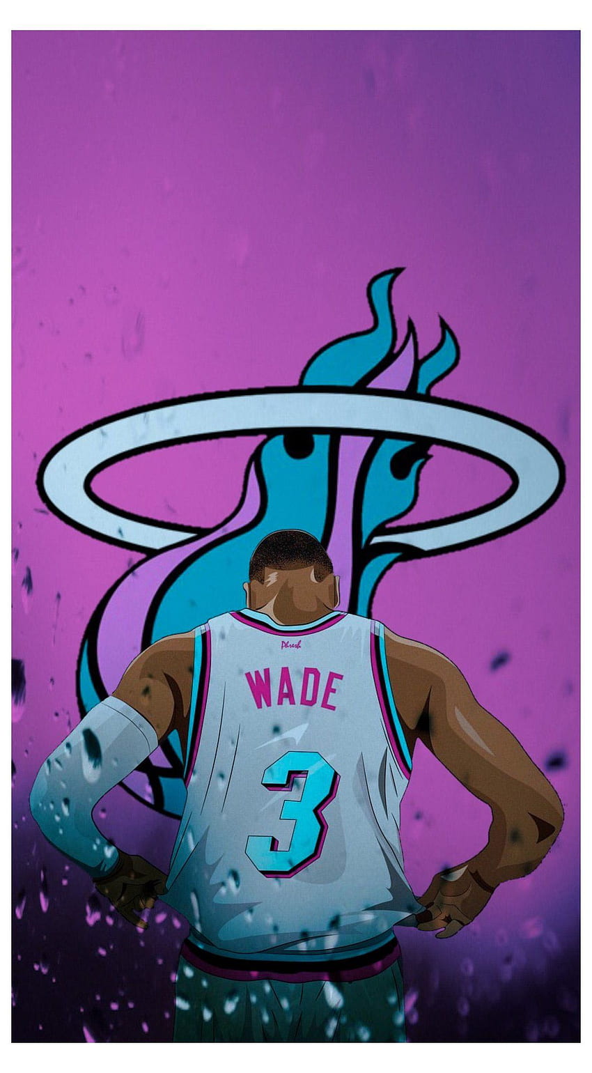 D Wade Miami Heat wallpaper ponsel HD