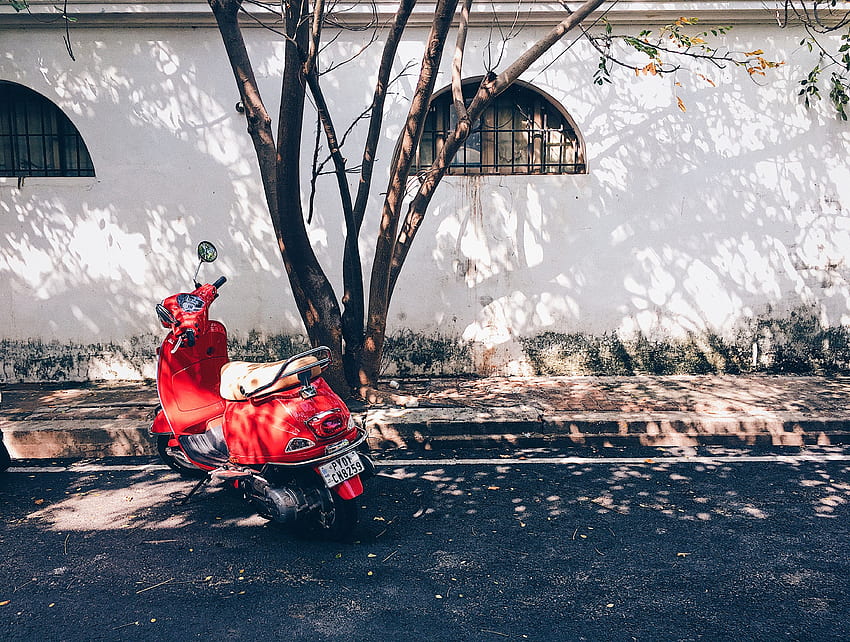 Motorräder, Schatten, Roller, Straße, Moped HD-Hintergrundbild
