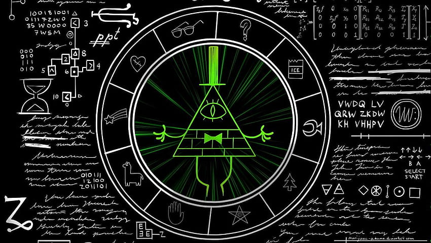 Wallpaper magic being art triangle Gravity Falls Bill Cipher images  for desktop section фильмы  download