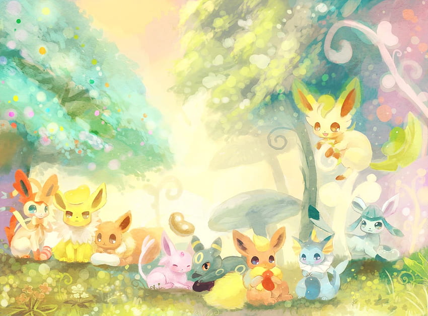 pokemon eevee espeon flareon ginger ale glaceon jolteon leafeon [] for your , Mobile & Tablet. Explore Eevee Pokemon . Espeon , Pokemon Eevee Evolutions , Eevee Evolution, Pokémon Leafeon HD wallpaper