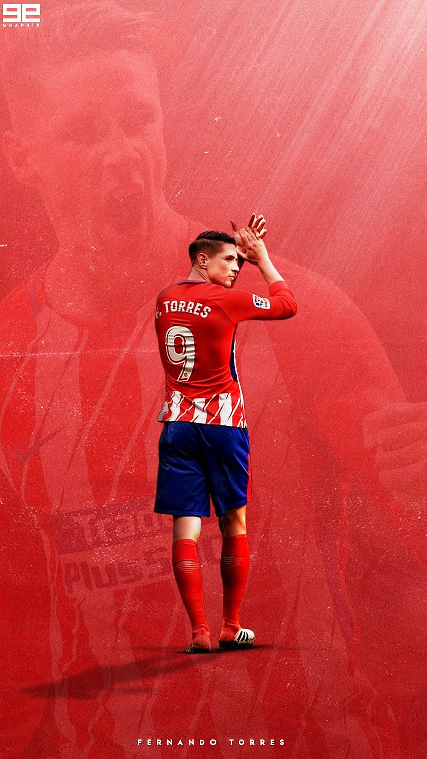 Fernando Torresa. Atletico Madrid. Torres Atletico Madryt, Atlético Madryt Tapeta na telefon HD