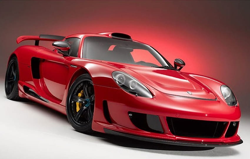 Porsche Carrera GT, carrera, mobil, merah, porsche, mobil sport, gt Wallpaper HD
