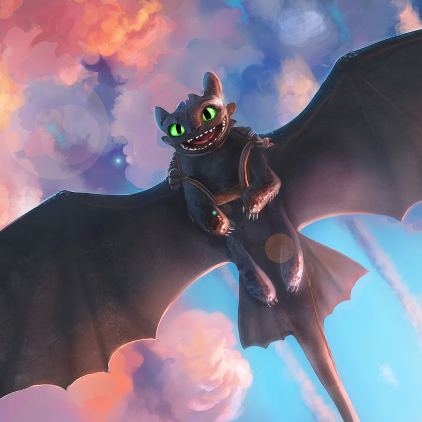 Toothless Artwork iPad Pro Retina Display , , Background, and, Cute Baby Toothless HD phone wallpaper