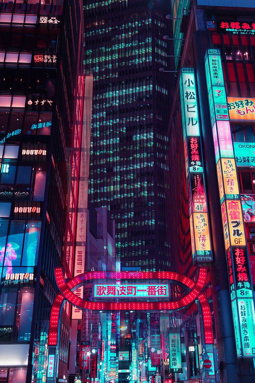 Night city, japan, samurai, HD phone wallpaper | Peakpx