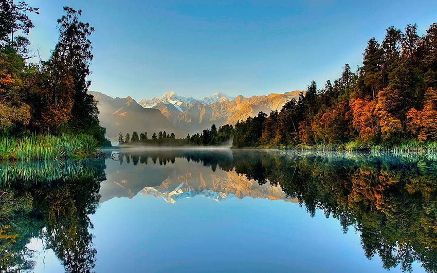 ニュージーランドの風景。 ニュージーランドの南島の風景、 . ニュージーランド南島, 美しい島々, 美しい湖 高画質の壁紙