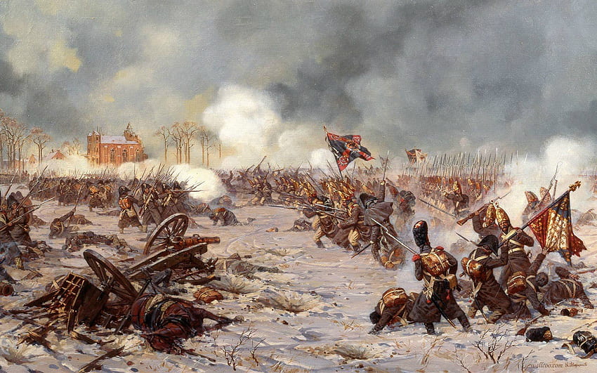 Lukisan Favorit Perang Napoleon Wallpaper HD
